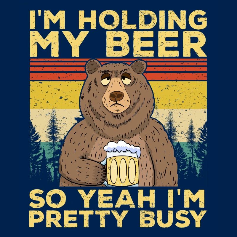Funny bear bear sarcasm novelty tee