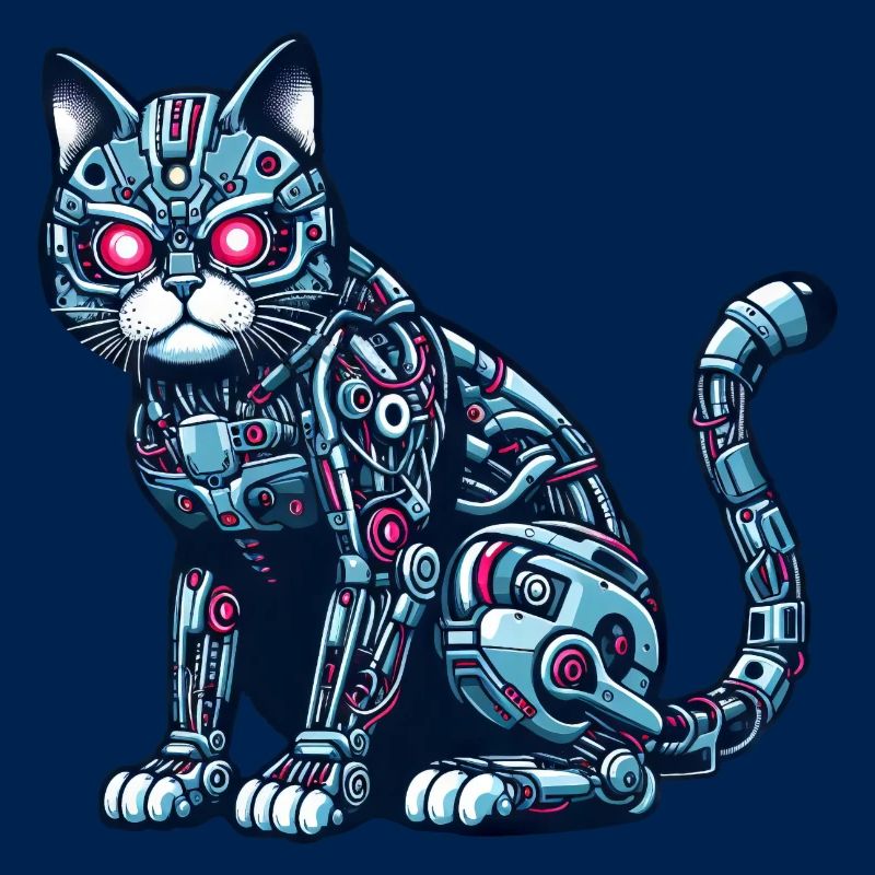 Cat Robot Cyborg Mechanical