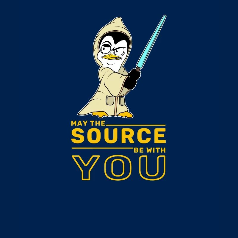 IT nerd Linux Linux penguin geek ingénieur logiciel