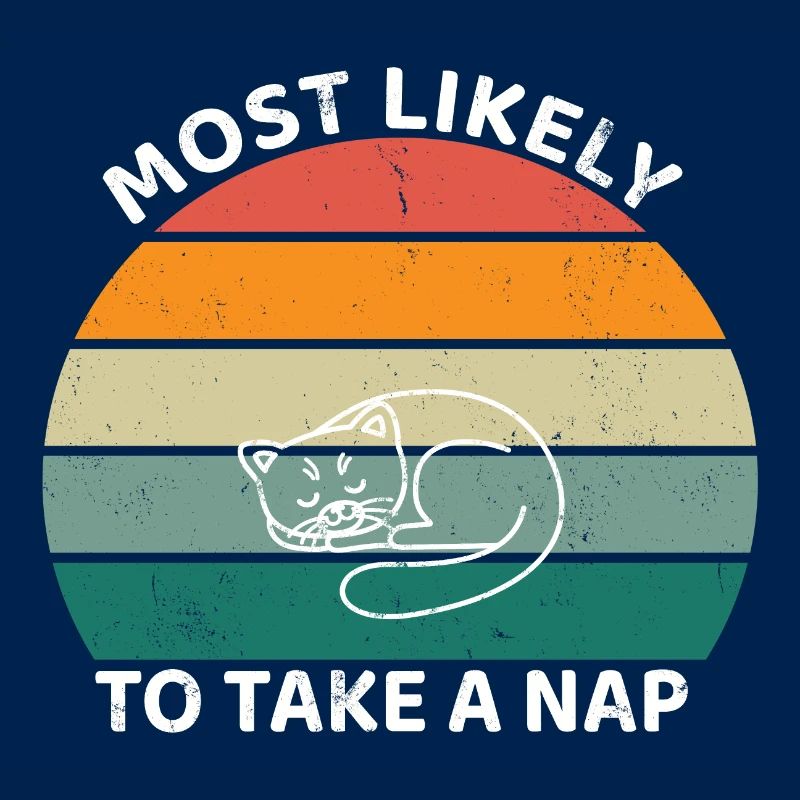 Most likely to take a nap - sleeping cat