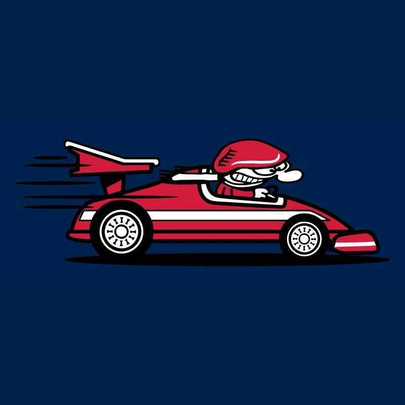 voiture de course drôle