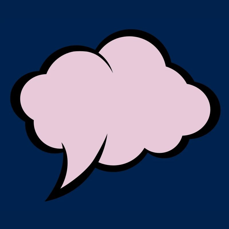 Comic speech bubble