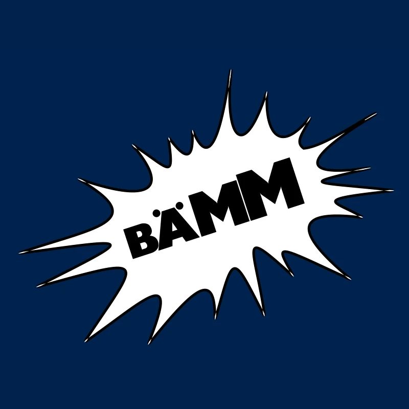 Bääm, bubble, cartoon, cartoon thought bubble,