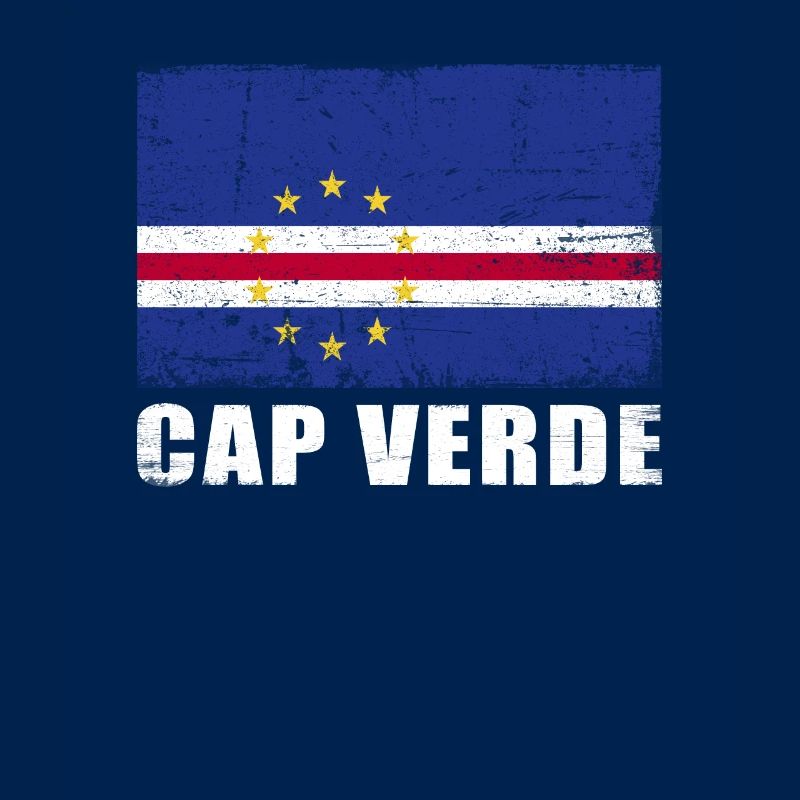 Drapeau du Cap-Vert Grunge Drapeau du Cap-Vert