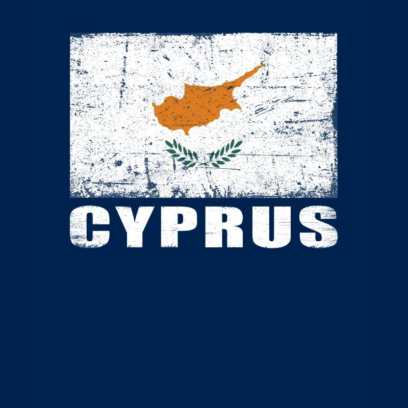 Drapeau de Chypre Grunge Drapeau de Chypre