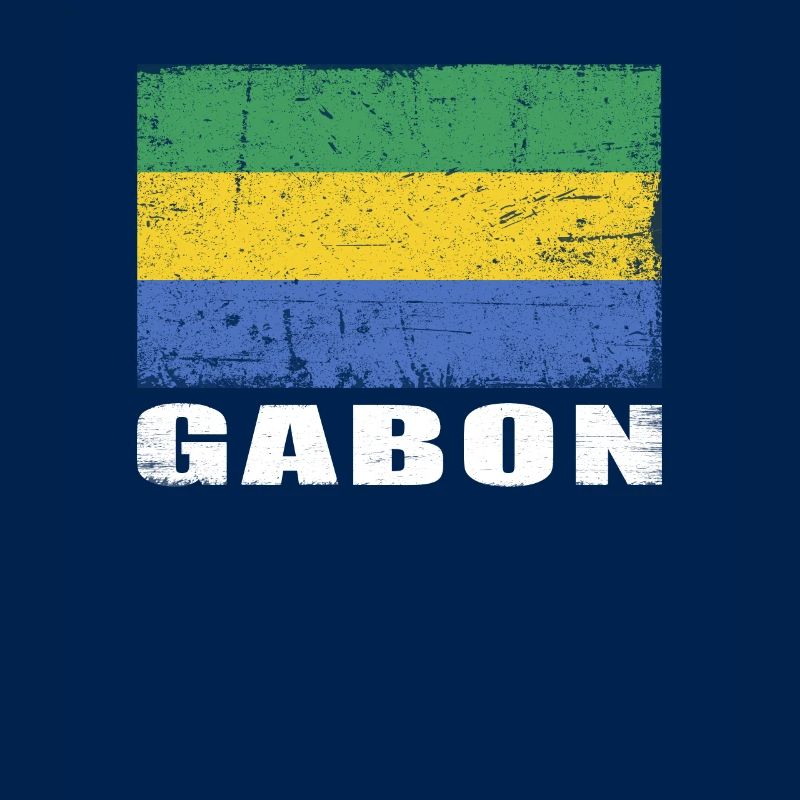 Gabon Drapeau Grunge Gabon Drapeau
