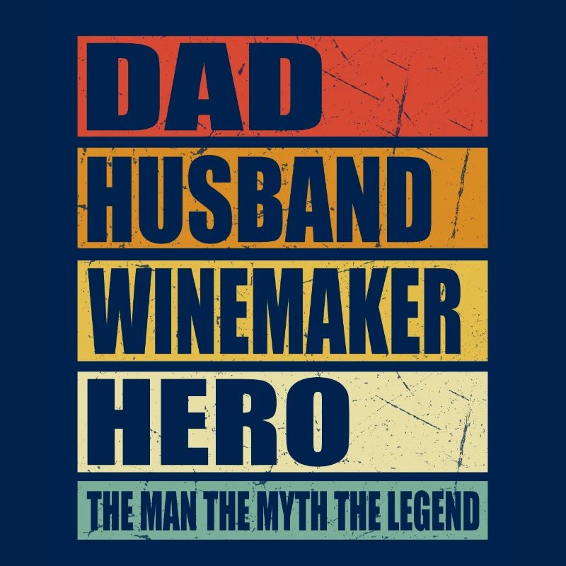 Vater Ehemann Winzer Held