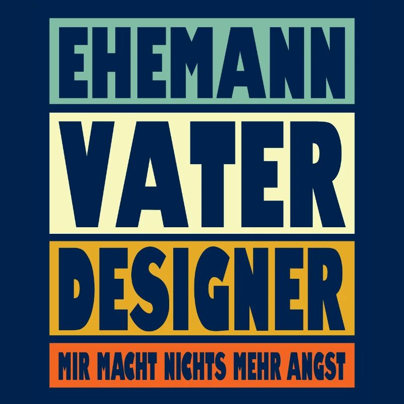 Designer Vater Ehemann Held