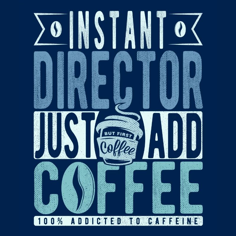 Directeur instantané Il suffit d’ajouter du café