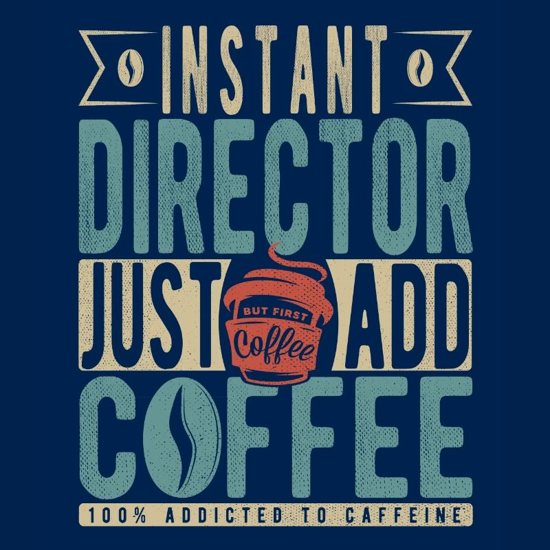 Directeur instantané Il suffit d’ajouter du café