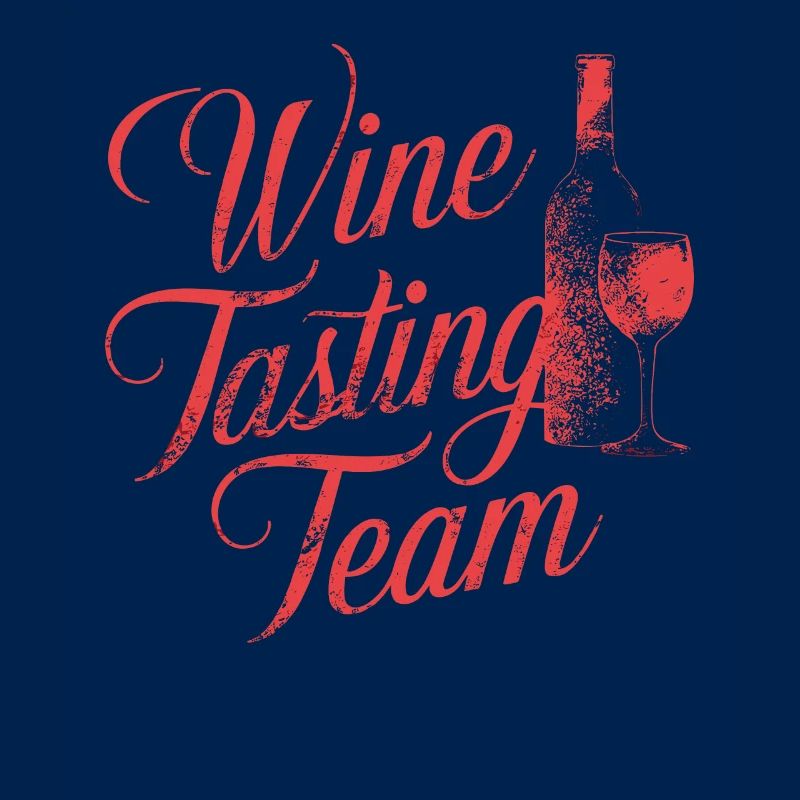 Conception graphique de l’équipe de dégustation de vins