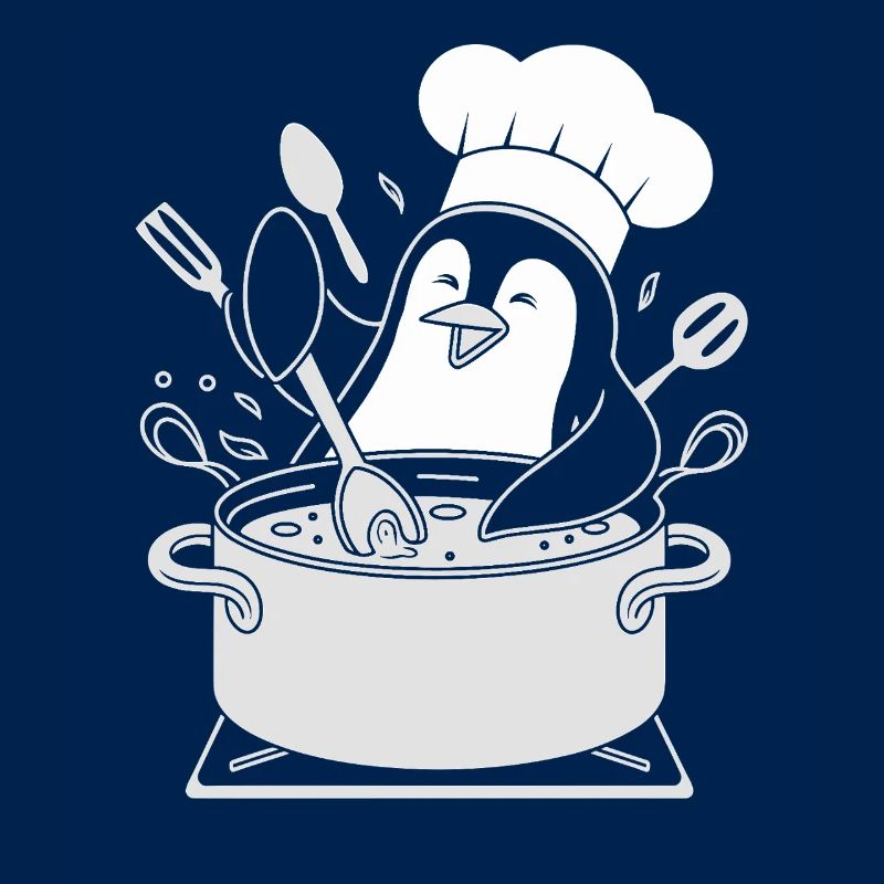 Cuisine Pingouin Chef Hat Fun