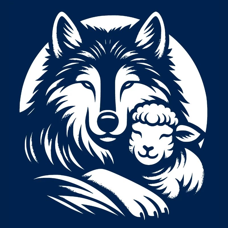 Wolf und Lamm wir können alle Freunde sein