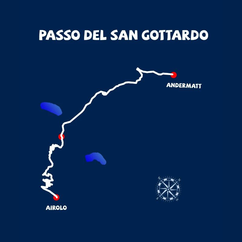 Gotthard Pass Passo del San Gottardo Serpentine