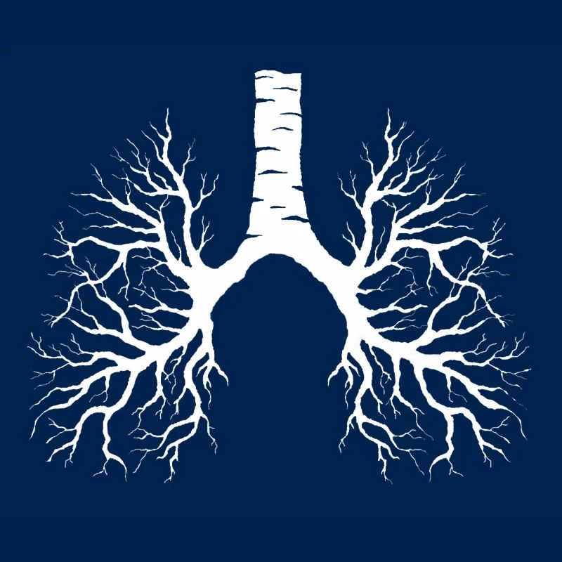 Lung tree - lungs, birch, branches, veins, nature
