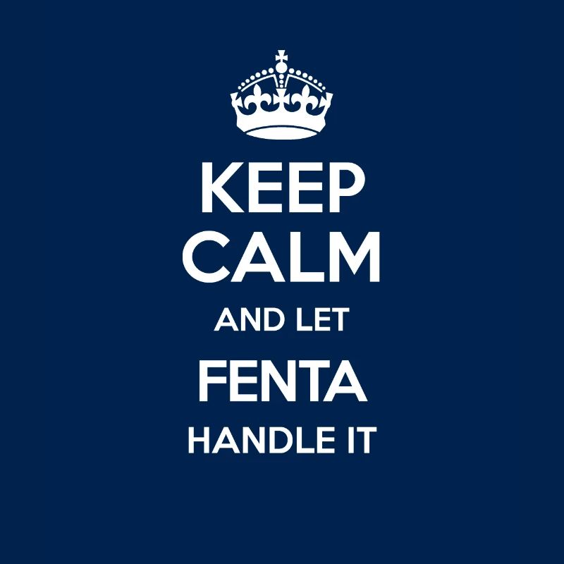 Keep Calm And Let Fentanyl Handle It Crown Blue