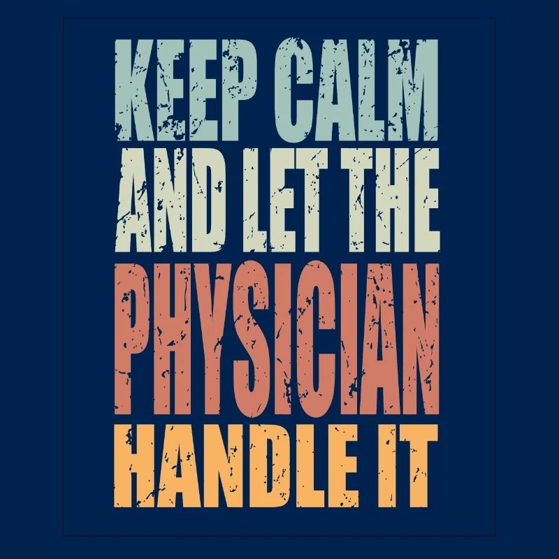 Keep Calm Physiker Spruch Physiker Geschenk