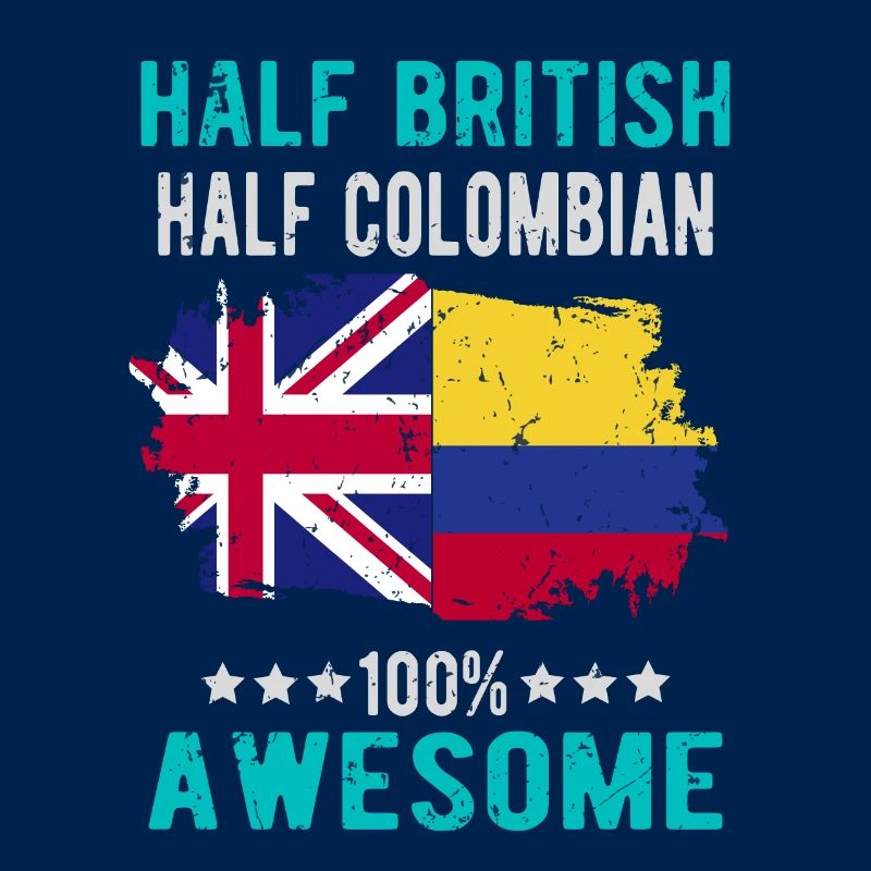 Half British Half Colombian