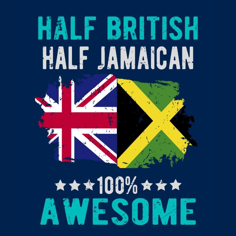 Half British Half Jamaican