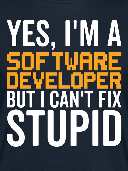 Dumm - Softwareentwickler