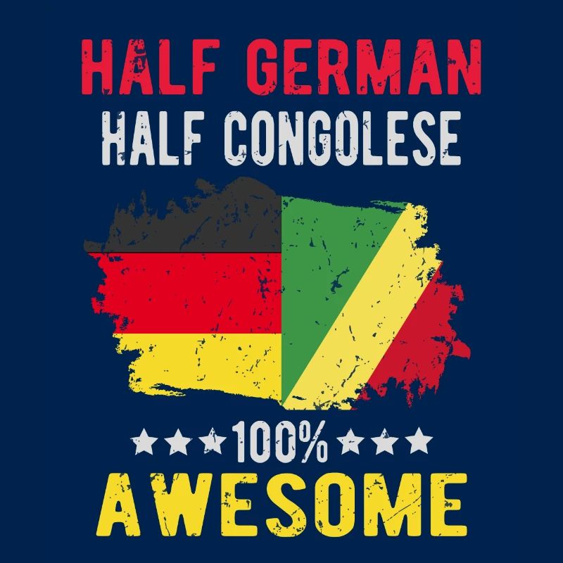 Half German Half Congolese