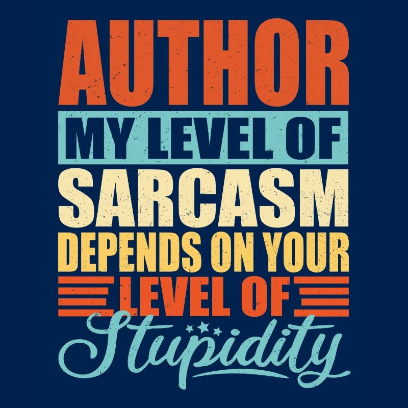 Author sarcasm Funny author