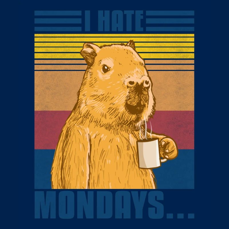 Capybara je déteste les lundis