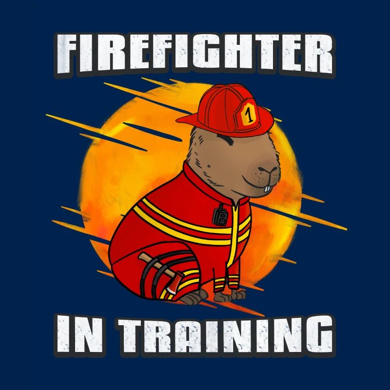 Feuerwehrmann in Ausbildung