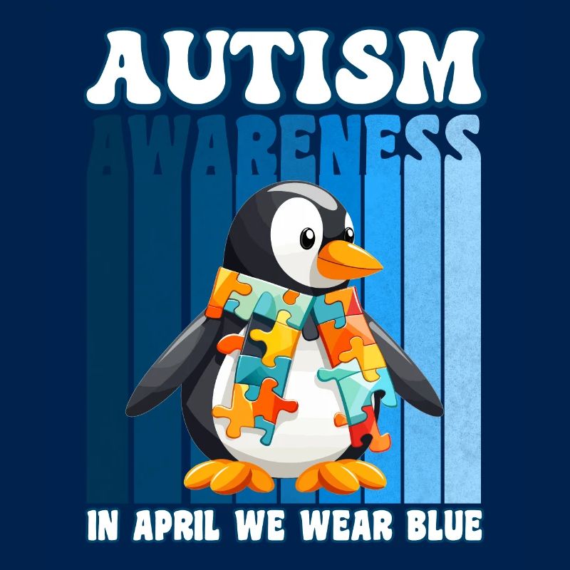Pingouin de sensibilisation à l’autisme