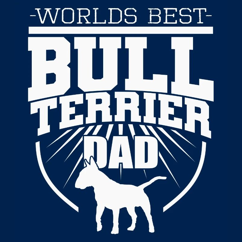 Bullterrier Hund Papa Papi Geschenk