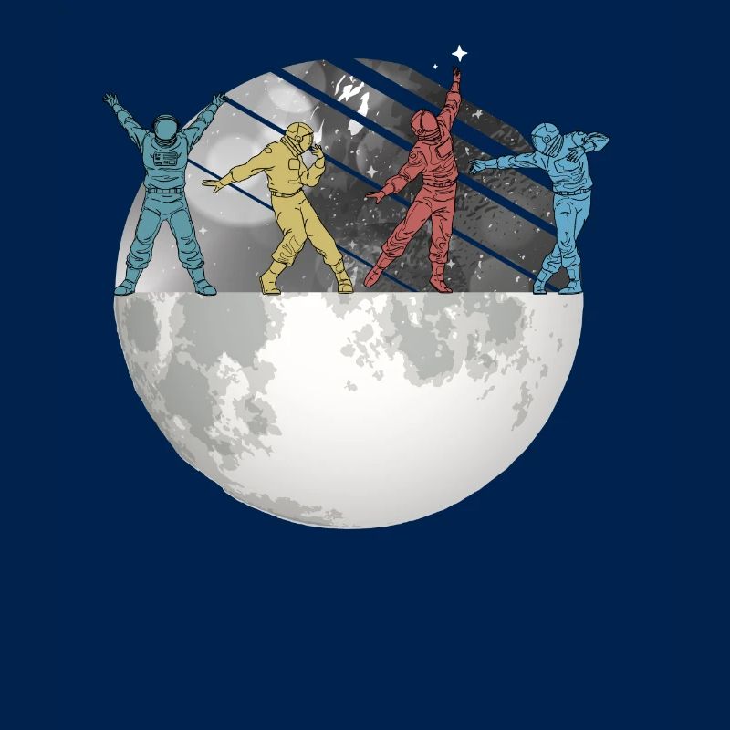 Astronaut Space Moon Space Retro