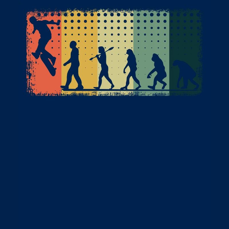 Vintage Skating Board Skate Evolution Skateboard