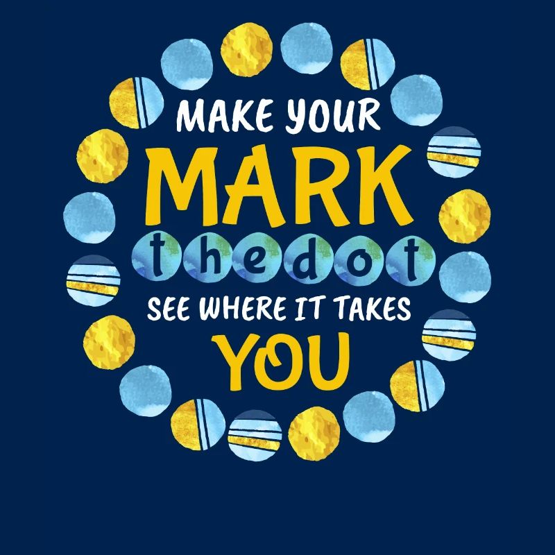 Make Mark Colorful Pattern International Dot Day