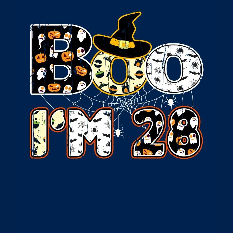 Halloween Pattern Spider Creatures Birth Age 28