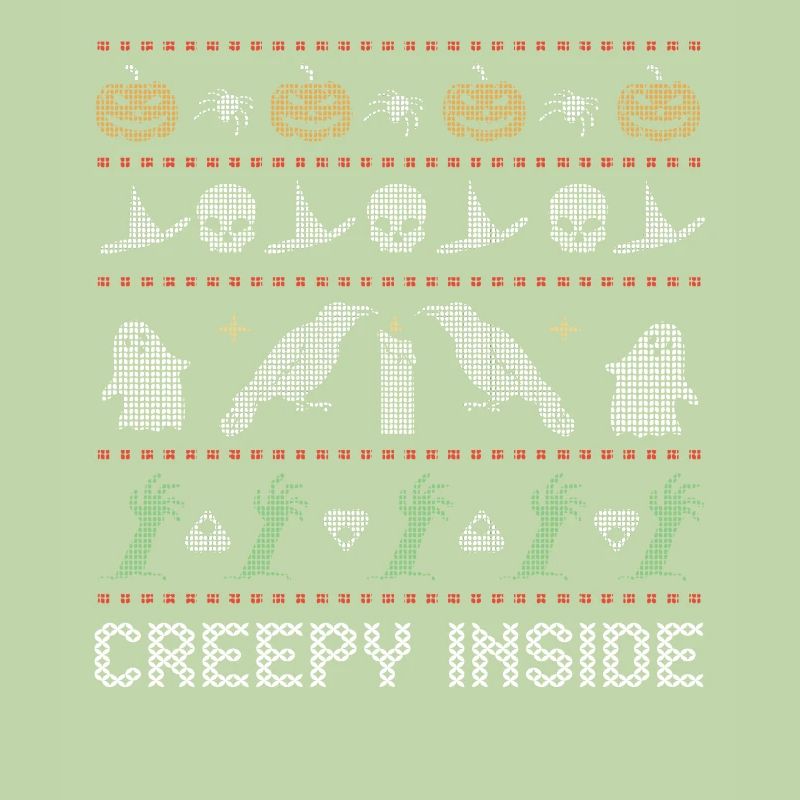 Stitch Pattern Horror Creatures Inside Halloween