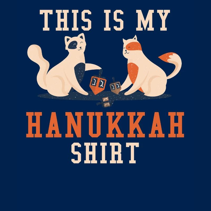 Chats Juifs de Noël Juif ce mon Hanoukka