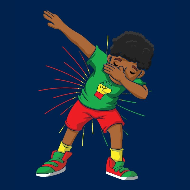 Dab Kid feiern Juneteenth Schwarze Geschichte