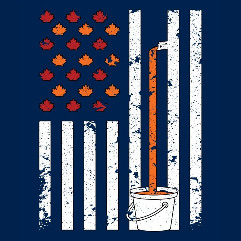 Maple Tapping Drapeau Érable Feuille d’érable