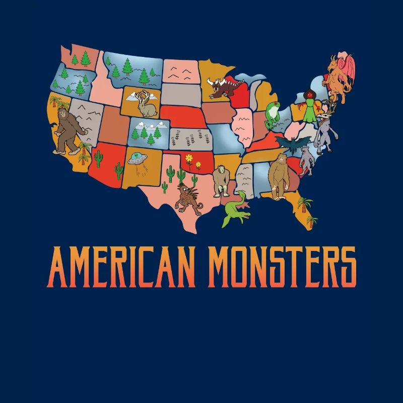 American Monsters Cryptid Monsters Myth Creatures