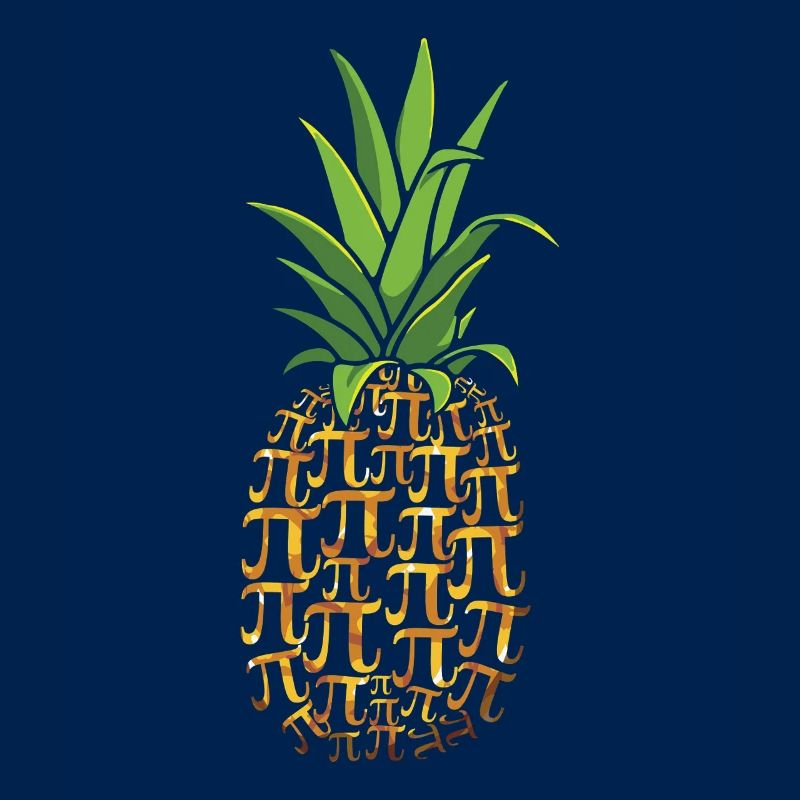 Pi Day Pineapple Pattern for Math Fans