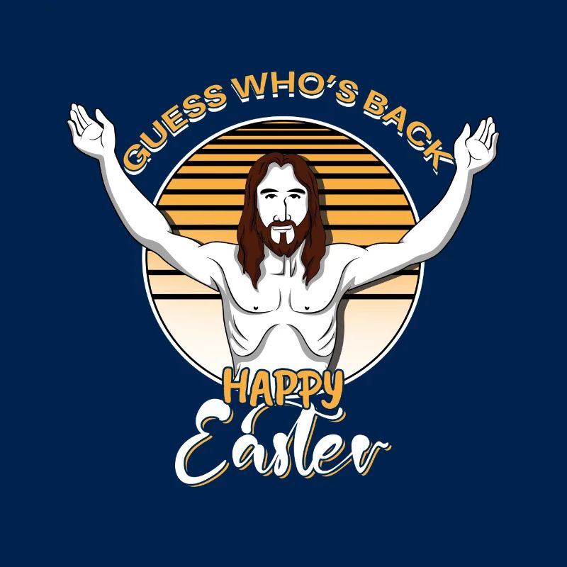 Guess Who's Back Happy Easter Ostern