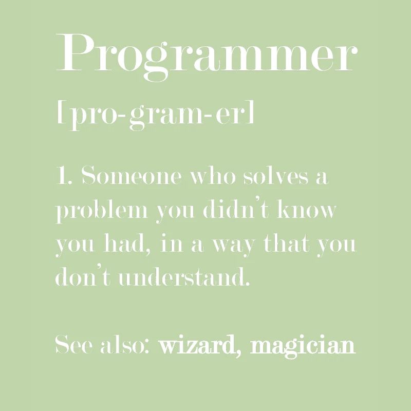 Définition du programmeur
