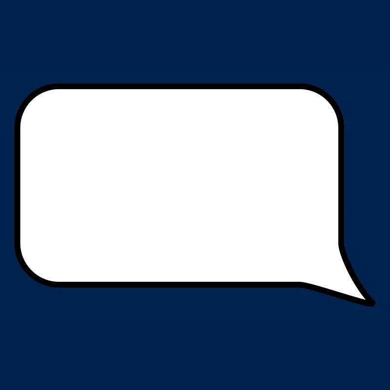 Sprechblase // Comic // Spruch machen // Aussage