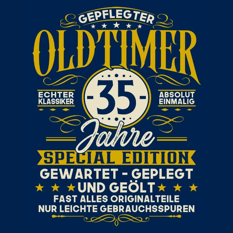 35 Geburtstag Geschenk Oldtimer 35 Jahre