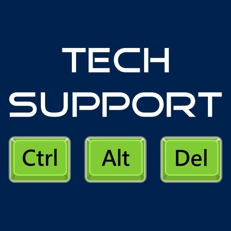 Tech Technischer Support | Ctrl Alt Del Strg Ent