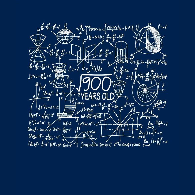 30th birthday root from 900 math nerd