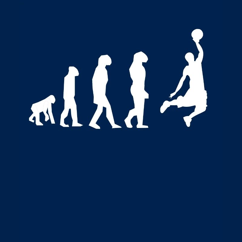Basketball Evolution Sport Geschenkidee
