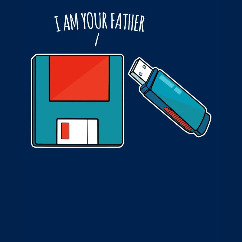 I Am Your Father USB Drive Floppy Disk Old Computer