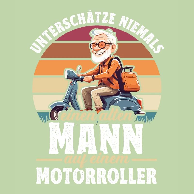 Motorroller Motorroller-Fahrer Rollerfahrer