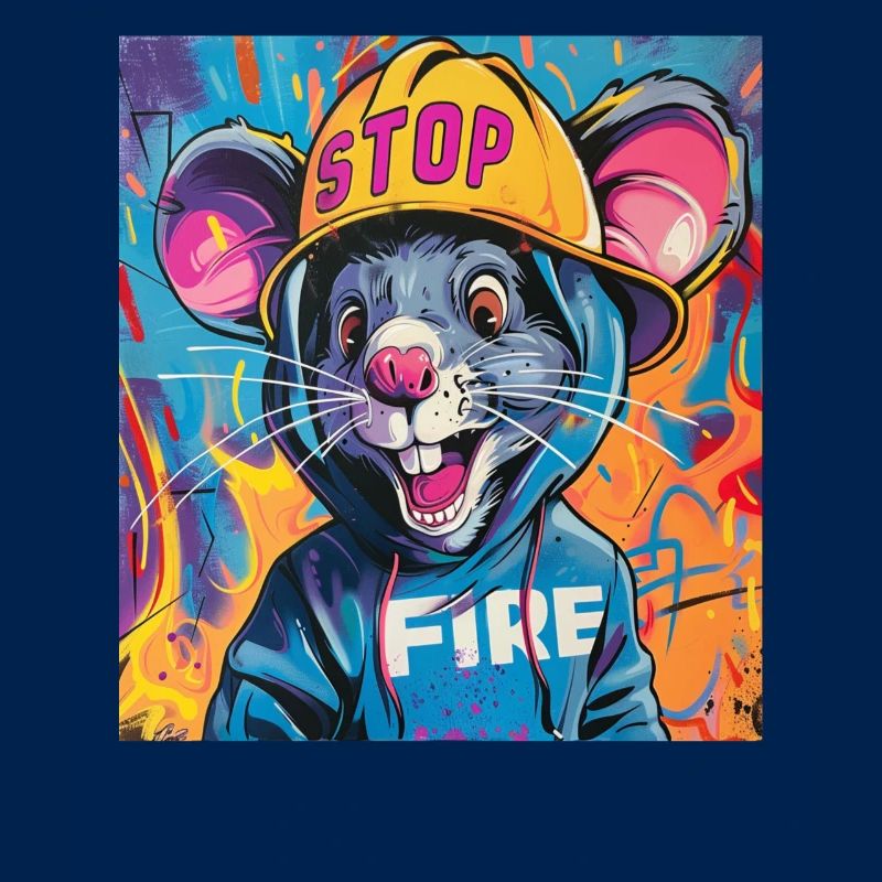 Pompier, Souris, Rat, Pompier, Pompier
